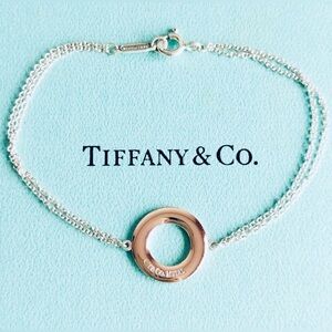 Rose Tiffany & Co. Rubedo 1837 Circle Disk Bracelet–Rubedo Gold Authenticated 7”